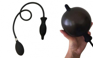 Aufblasbarer Analplug mit Pumpball